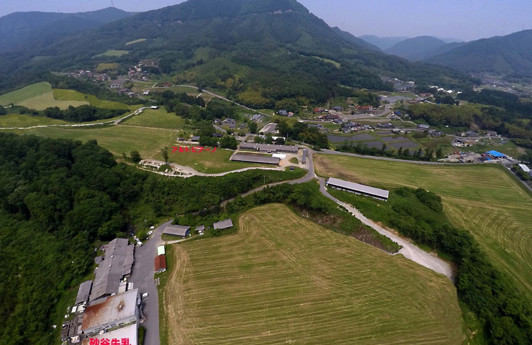 広島県の牧場久保アグリファームの牛の写真